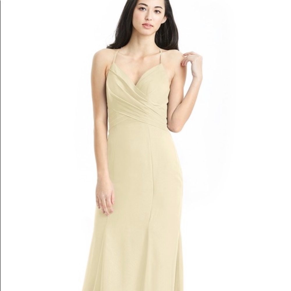 Azazie Carolina Bridesmaid Dress Champagne